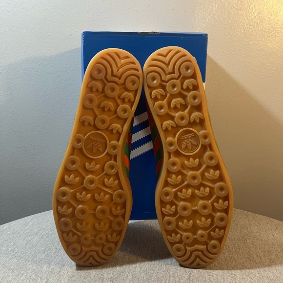 Adidas Originals Gazelle Indoor Sneakers Preloved Scarlet Green Men’s 12 JH5407 - Picture 6 of 10